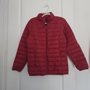 Women's Lightweight Quilted Jacket - Red